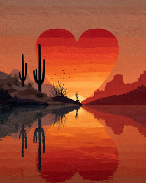 Lovely Sonoran Desert Sunset