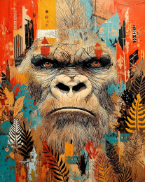 Bigfoot Montage Art Print