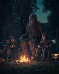 Bigfoot is the Best Dad Art Print