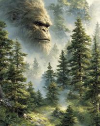 Bigfoot is the Soul of the Woods Art Print