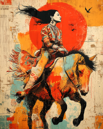 Tallulah Wild and Free Art Print