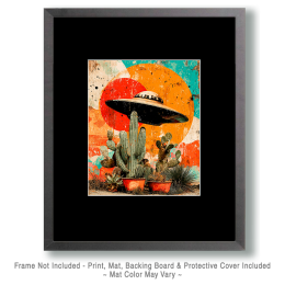 Flying Saucer Outside of Tucson Art