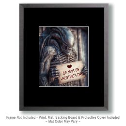 Alien Be Mine on Valentine's Day Art