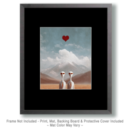 Two Aliens in Love Art