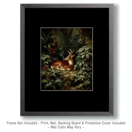 Relaxing Buck Deer Smoking a Joint Still-Life Art