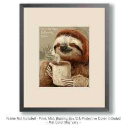 I'm a Bit Slow Cloth Coffee Art