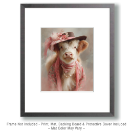 Missy the Southern Belle Cow Art