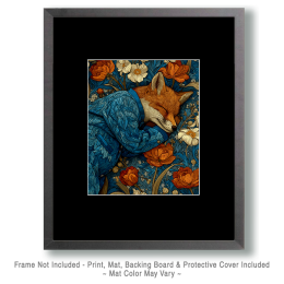 Red Fox Having Nice Dreams Art