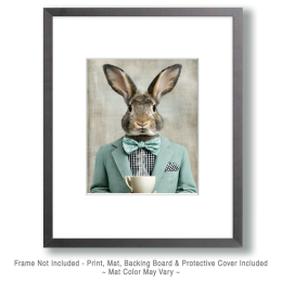 Rabbit Ready for His First Day Art