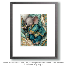 Roger the Elephant Sleeping Art