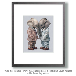 Elephant Brothers in Pajamas Art