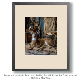 Dad! That Buck is in Your Room Again Art