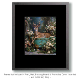 Buck Deer in a Tub Art
