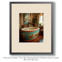 Mediterranean Bathroom Art