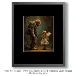 Bigfoot and Fairy Meet Art