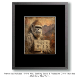 Vintage Bigfoot Forever Wild Art