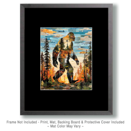 Bigfoot Forest Walk Art