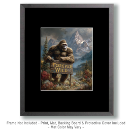 Bigfoot Forever Wild Painting Style Art
