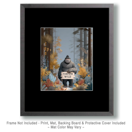 Woodland Bigfoot Forever Wild Art