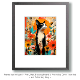 Pop Art Floral KittyArt