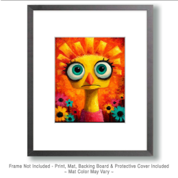 Pop Art Chick Chicken Rooster Art