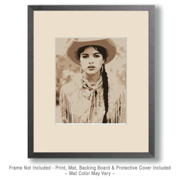 Vintage Portrait of Young Becky from Bozeman Art