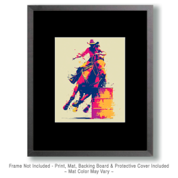 Barrel Racer Art
