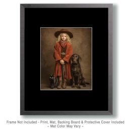 Albuquerque Abigail with Her Pets Art