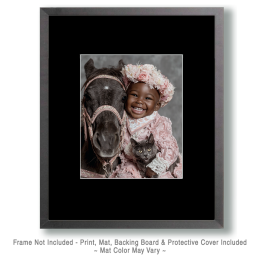 Mirabel from Minnestota with Her Pets Art