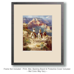 Three Cowgirls on a Morning Ride Art