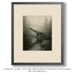 Dino Cryptid Crossing Stream Art