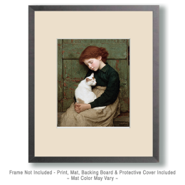 Emily Sleeping with Blanca Art