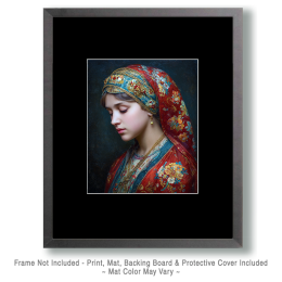 Peacefull Young Lady Art