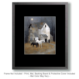 Abstract Grey Homestead Art