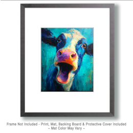 Shocked Cow Art
