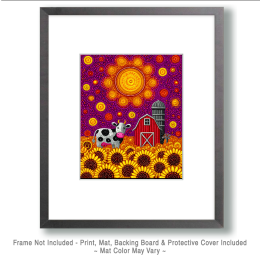 BOHO Farm Scene Art