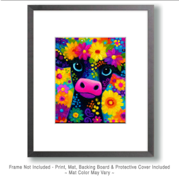 BOHO Floral Calf Art