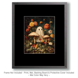 Ghost Among Mushrooms Art