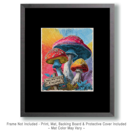 Vintage Mushrooms - Adventure Calling Art