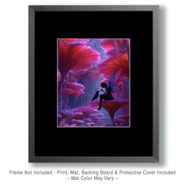Surreal Raven Fairy Discussion Art