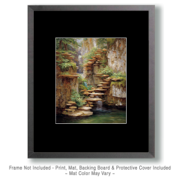 Fairy on Watershed Steps Art