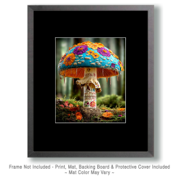 BOHO Shroom Art