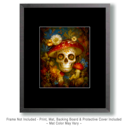 Amanita Skull Face Still-Life Art