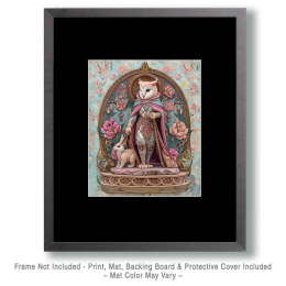 Talavera Owl and Rabbit Pottery Art