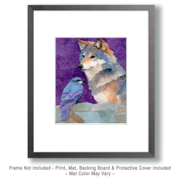 Wolf and Bird Art
