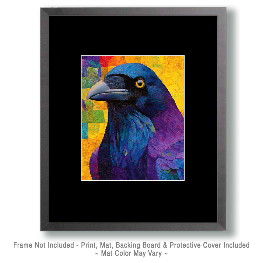 Abstract Raven Art