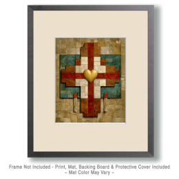 Tucumcari Gold Heart Art