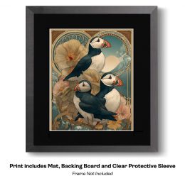 Plucky Art Nouveau Puffins - Plucky Puffins 15