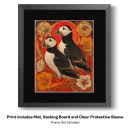 Plucky Art Nouveau Puffins - Plucky Puffins 5