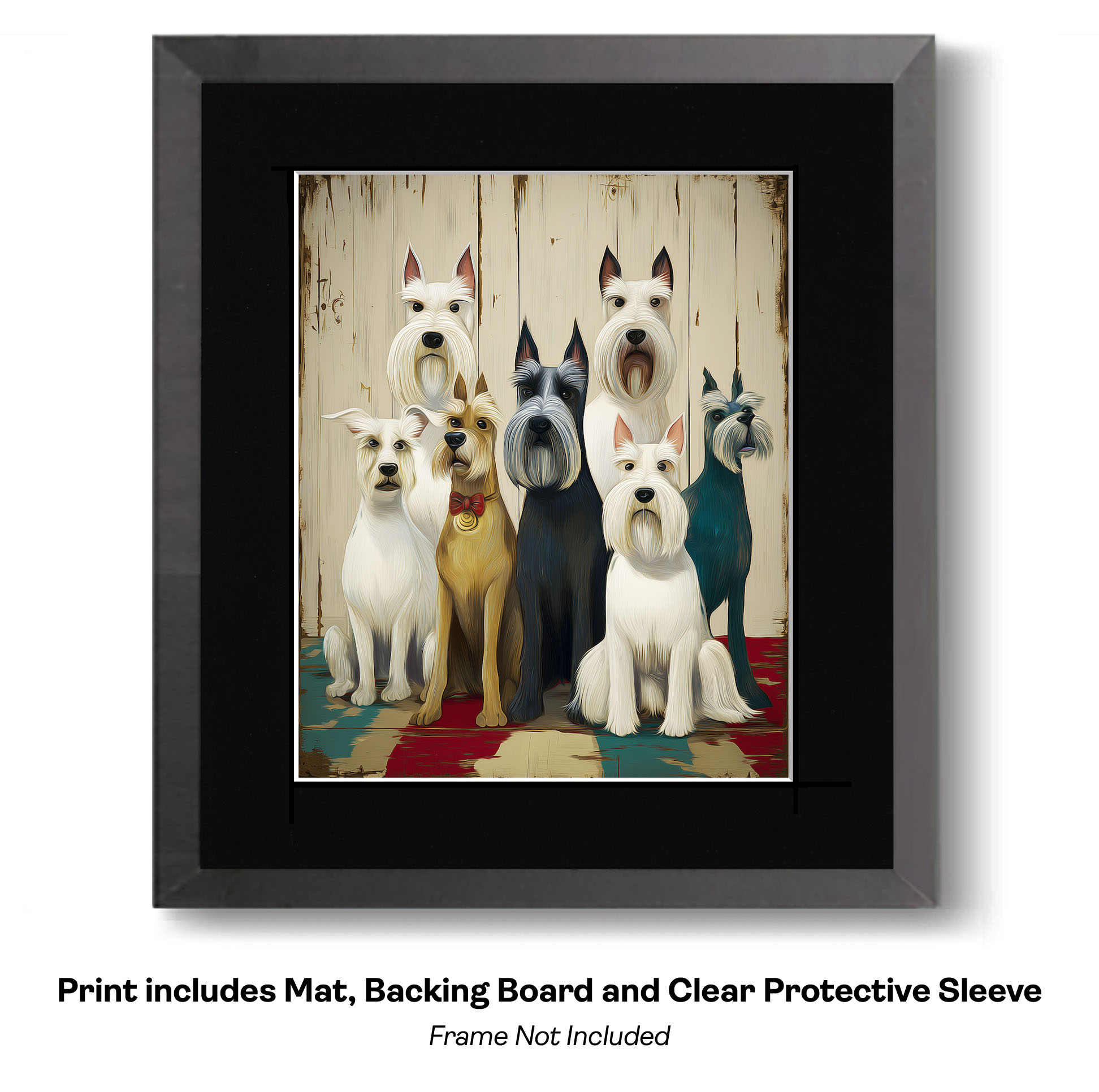 Rustic Style Dogs - Great Scotties!